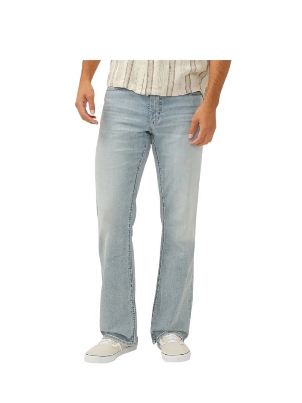 Silver Jeans The Zac Bootcut Jeans Blue Size 30 x 30 Minimalist Classic Casual